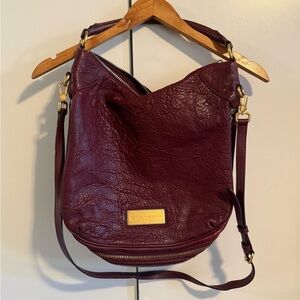 Marc Jacob’s Burgundy Leather Shoulder Bag